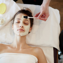A female client receiving a gentle facial massage, reflecting skin care expertise and client satisfaction at our Islamabad spa.